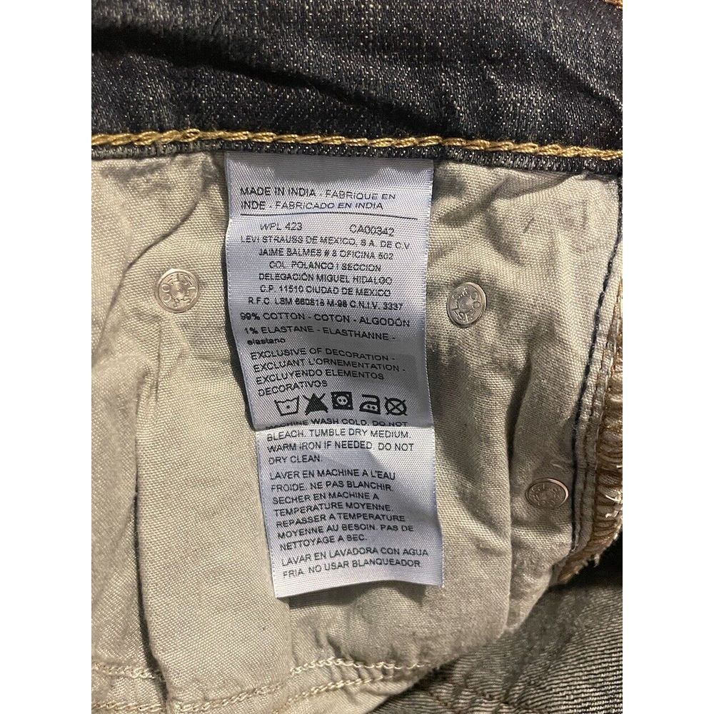 Levis Signature S51 Straight Mens Blue Denim Jeans 29 x 32 New - Picture 13 of 14